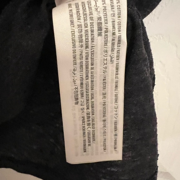 Abercrombie & Fitch 1892 Women’s Large Stretchy Blue Gray T-Shirt ‘90’s Y2K - Picture 5 of 7